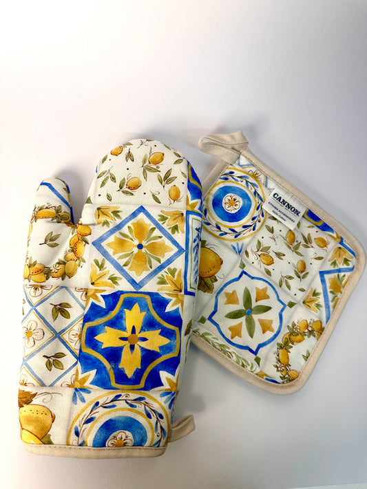 POT HOLDER+OVEN GLOVE